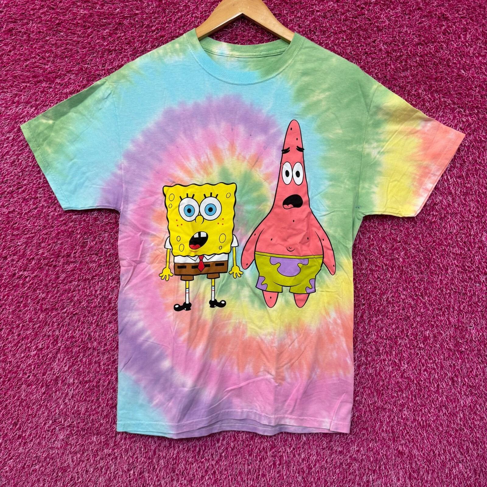 Футболка tie-dye «Губка Боб: Лучшие друзья навсегда» 4XL