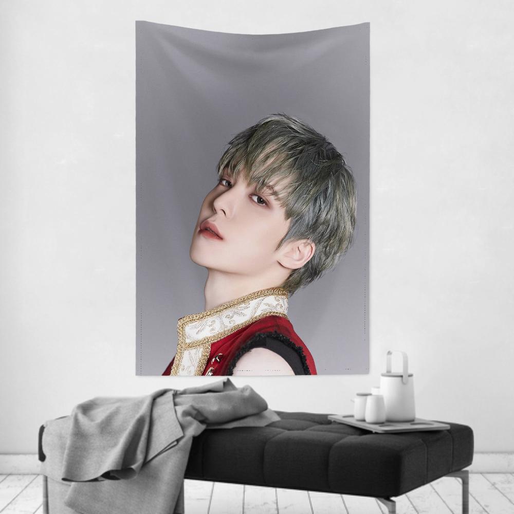 Yunho Boy Band AAteez Tapestry Room Decor Wall Cloth Party Hanging Background Room Decor Baby Room