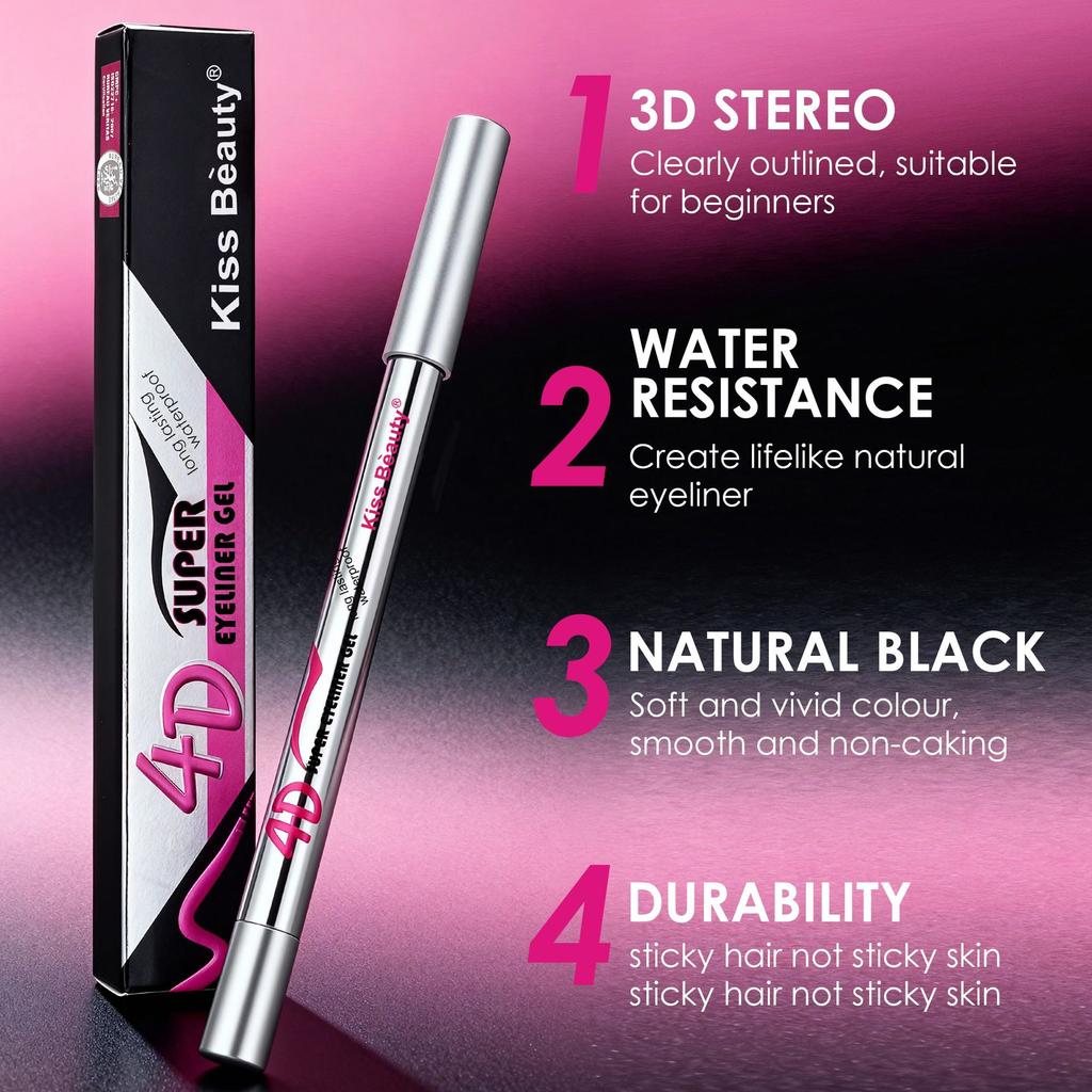 Kissbeauty Eyeliner Pen Natural and Long-lasting Color Rendering, Makeup Is Not Easy To Smudge, Waterproof Eyeliner Wholesale