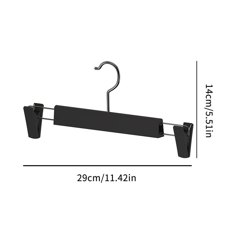 5/10Pcs Clothes Pants Hangers, Space-Saving Skirt Holders, Adjustable Clips, Trouser Hangers, Clothes Coat Garment Jeans Hangers