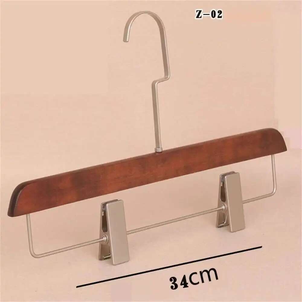 5PCS Wooden Coat Hanger Hooks Solid Wood Skid Proof Clothing Hanger For Adults And Men Store Coat Rack Hanger Rack