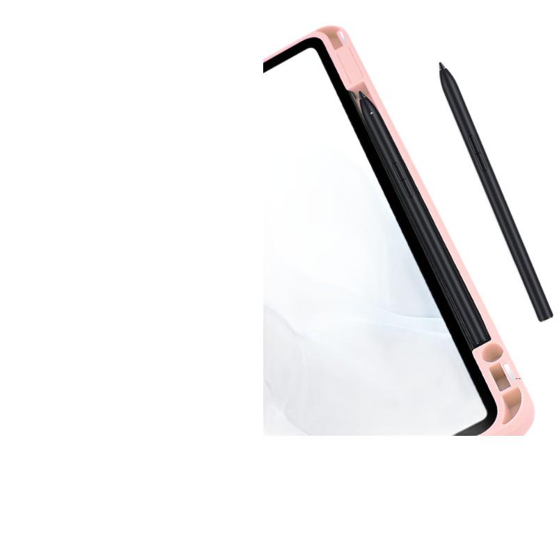 High-Transparency Rotating Protective Case for Apple, Huawei, Xiaomi Tablets - IPad Tri-Fold, Anti-Bend Design