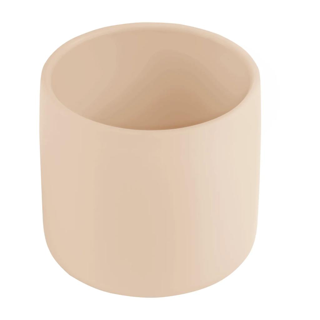 Silicone Cup for Children 180 Ml 6m+ MinikOiOi Beige