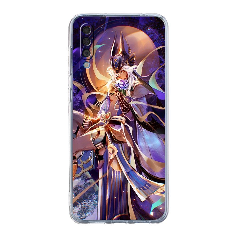 

Чехол для телефона Xiao Genshin Impact для Samsung Galaxy A52 A50 A70 A30 A40 A20E A10S A20S A02S A04s A12 A22 A32 A72 5G, прозрачный чехол Samsung A20E