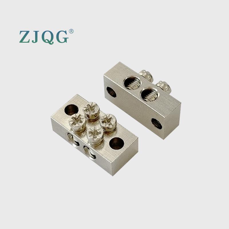 2-Hole Copper Terminal Block, 9×14×30 Distribution Box