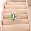 Green Cat's Eye Gemstone Jewelry, 925 Solid Sterling Silver Ring, Handmade Spiritual Dainty Jewelry For Wedding Gift