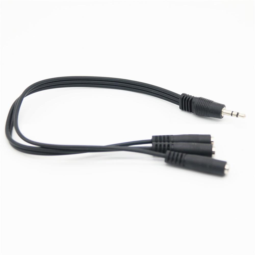 3.5mm 3 Way Port Aux Multi Headphone Earphone Audio Splitter Adapter 1 Male To 3 Female