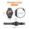 LOKMAT Ocean Smart Watch Outdoor Rugged Watch Multi-Sport Mode BT Calls Message Push Heart Rate Fitness Tracker Smartwatches