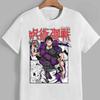 Jujutsu Kaisen Fushiguro Toji Unisex Pure Cotton Tshirt 2026 Summer Anime Print Round Neck Loose Family Short Sleeved Top