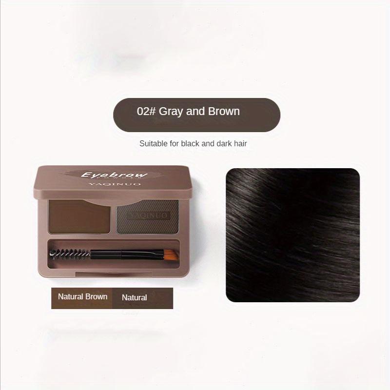 

Оксамитова тривимірна двоколірна пудра для брів Фарбований крем для брів Водостійкий і стійкий до поту Не вицвітає Без розмазування Тривимірний стереотип #2