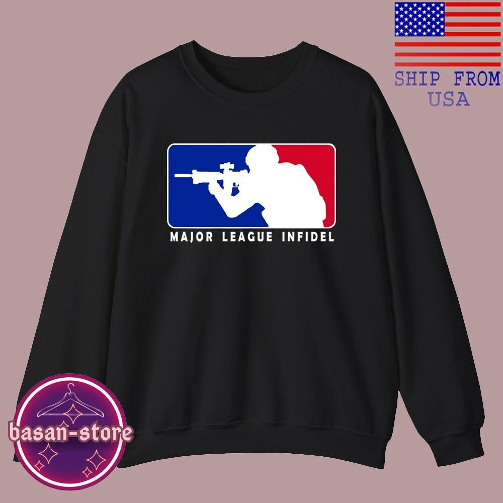 MLI Major League Infidel Black Size S3XL Unisex T-Shirt S