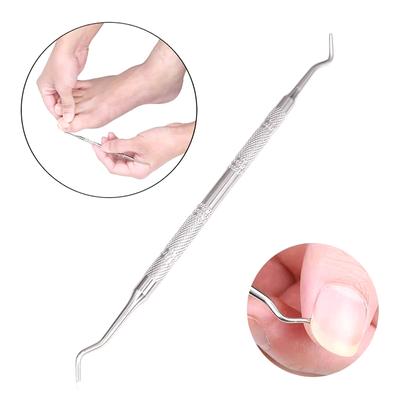 1 st rostfritt stål nagellackborttagare konsttillbehör nagelbandsborttagare skrapa ta bort gelnagellack nagelkonstborttagningsverktyg