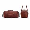 Handmade Grain Leather Duffle Bag Large Travel Bag Men's Weekender Bag Holiday