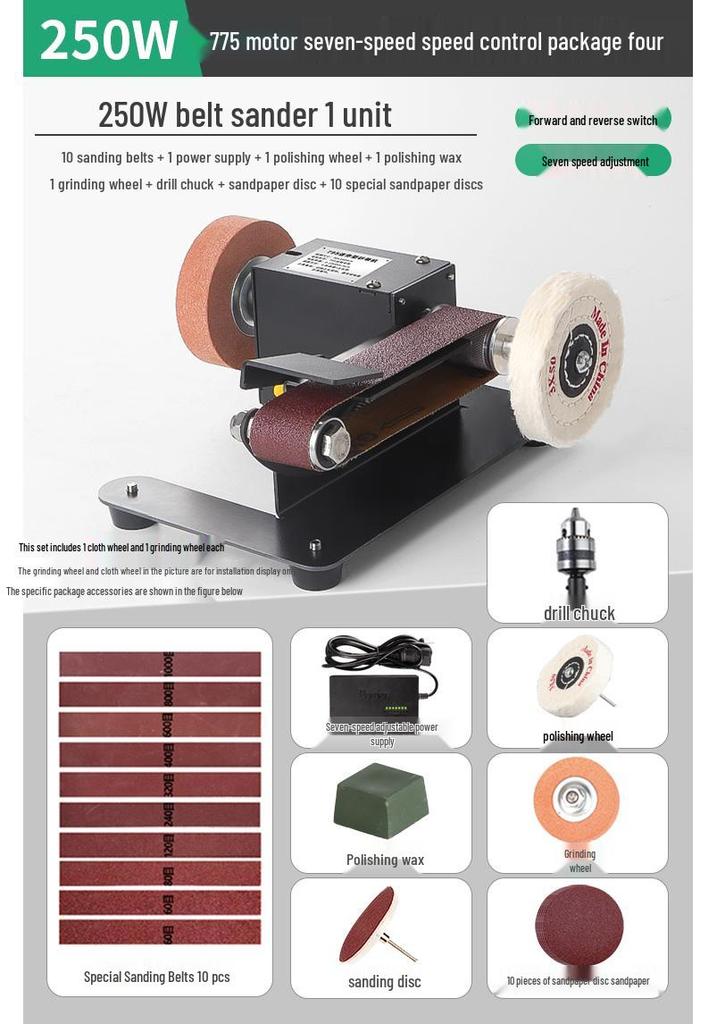 Compact Electric Knife Sharpener & Mini Belt Sander