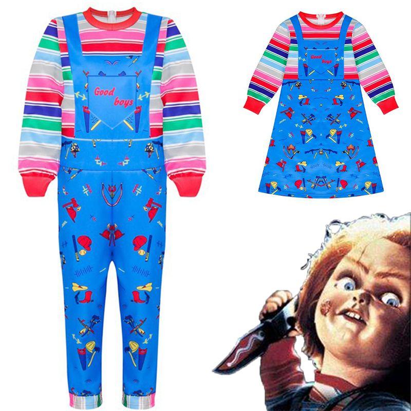 Adorable Child's Play Licensed Chucky Costume For Halloween Kids Fancy Dress