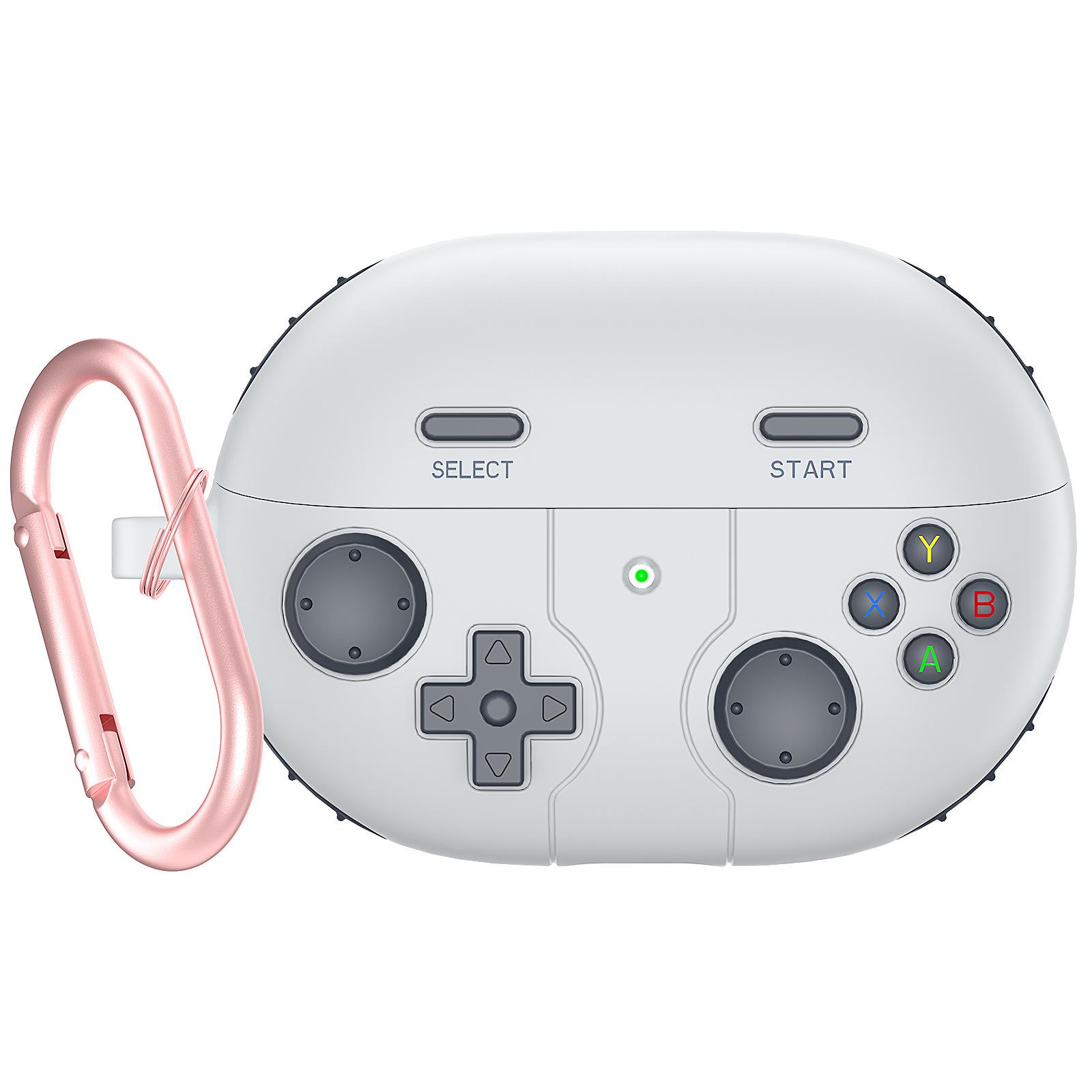 For Huawei Freebuds Pro 3 Case Game Console Design Liquid Silicone Earbuds Cover with Carabiner A