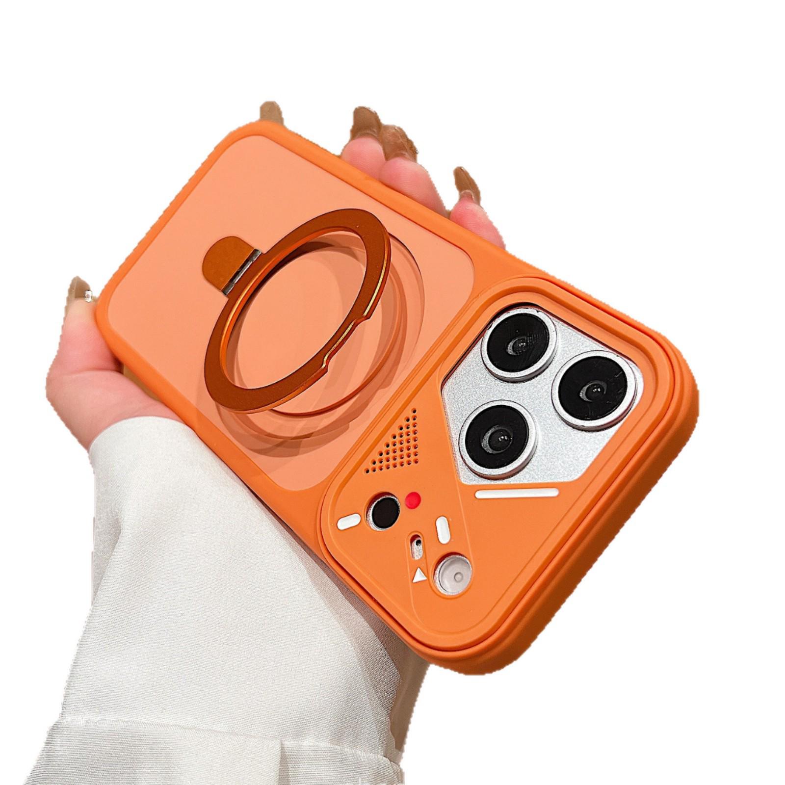 iPhone 17 Pro Max YADUN Color-block Magnetic Stand Anti-Fall Case 17 Pro Max