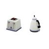 1:12 Dollhouse Toaster Kettle Simulation Model Dollhouse Miniature Kitchen Furniture Decoration Kid Pretend Play Toys