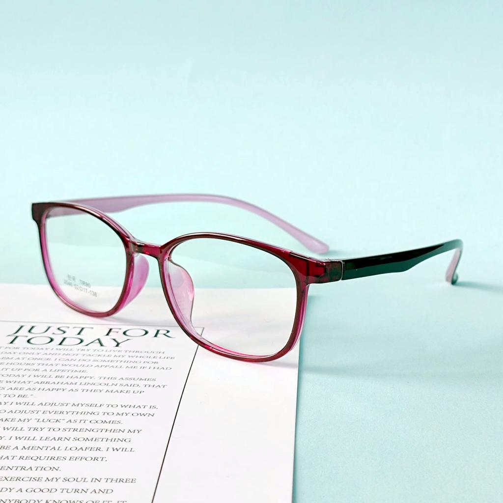 Adult Korean Preferred Material Ultra-Light Super Elastic Tr90 Men'S And Women'S Myopia Glasses Frame 2046