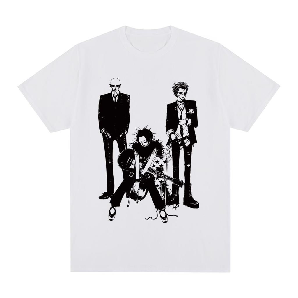 Nana Osaki Black Stones Vintage tričko Bavlna Vtipné Anime Manga Pánské tričko Nové Tričko Dámské Topy