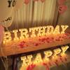 LED Love Letter & Number Lights for Valentine's Proposal Decor
