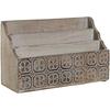 Multifunkční organizér - DKD Home Decor - Standardní - Dřevo mango - Bílý - 13x32x21 cm