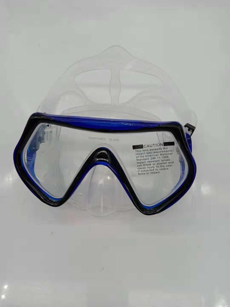 PVC/Silicone Diving Mask Set - Snorkeling Gear