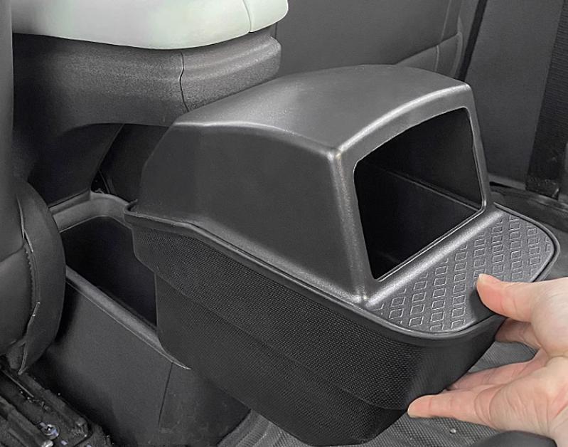 

Для BYD Seagull Dolphin MINI 2025 2024 Автомобильный навесной ящик для мусора Коробка Задний ящик для хранения мелочей Контейнер Автоаксессуары для интерьера чёрный