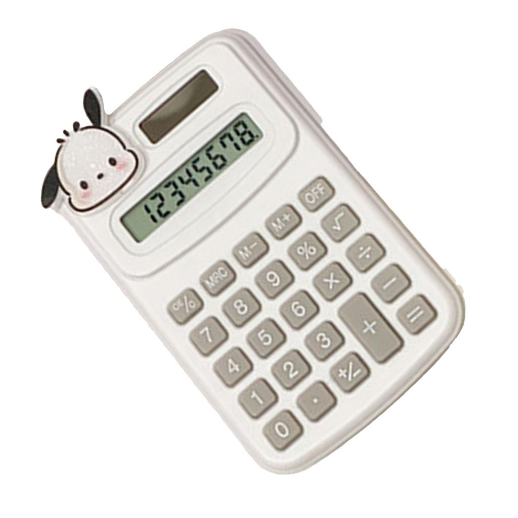 Cartoon Calculator Multifunctional Handheld Small Pocket Calculator with LED Display for Desktop Office School Home