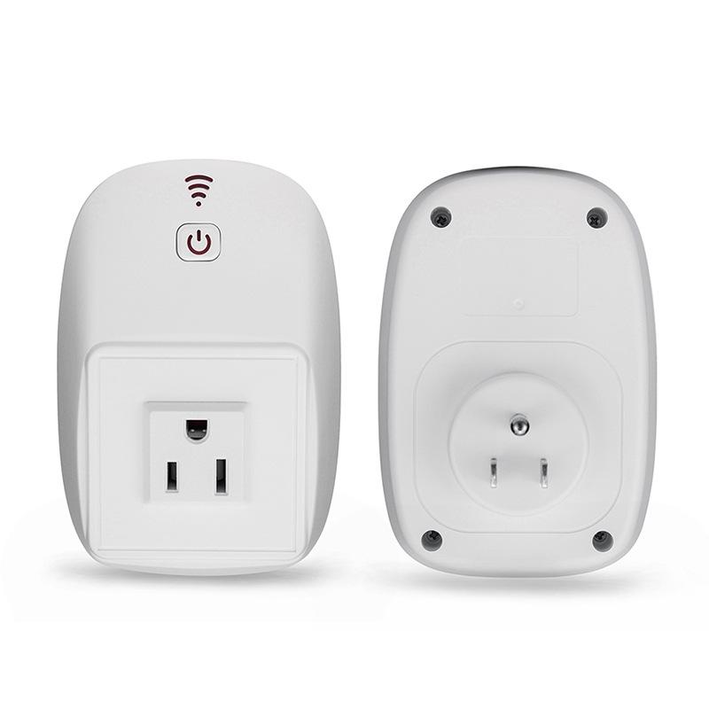 Wireless WiFi Zigbee Smart Socket - European, American, French Standards, Plastic Shell