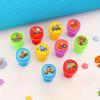 10pcs Construction Truck Stamp Set Colorful Plastic Engineering Vehicle Stamps Party Favors Classroom Rewards and Gift
