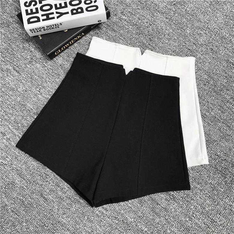 

2024 Women s A-line High Waist Korean Style Casual Wide Leg Shorts L