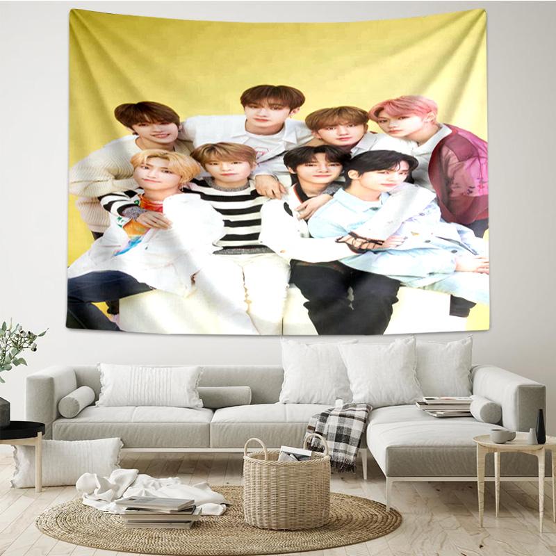 Kpop Stray Tapestry Hanging for Bedroom,Livingroom, Playroom,Decor Art Room Wall Tapestry Holiday and Birthday Gifts