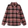 Zuo Xi Girls' Plaid Long-Sleeve Shirt