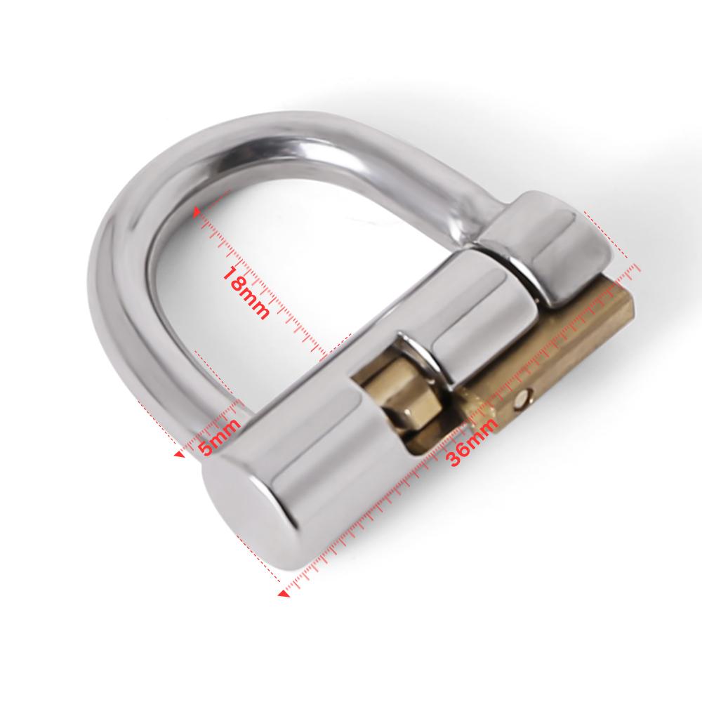 PA LOCK PRINCE ALBERT LOCKED CHASTITY PIERCING Titanium D-Ring PA Lock Glans Piercing STAINLESS STEEL PA Puncture BDSM