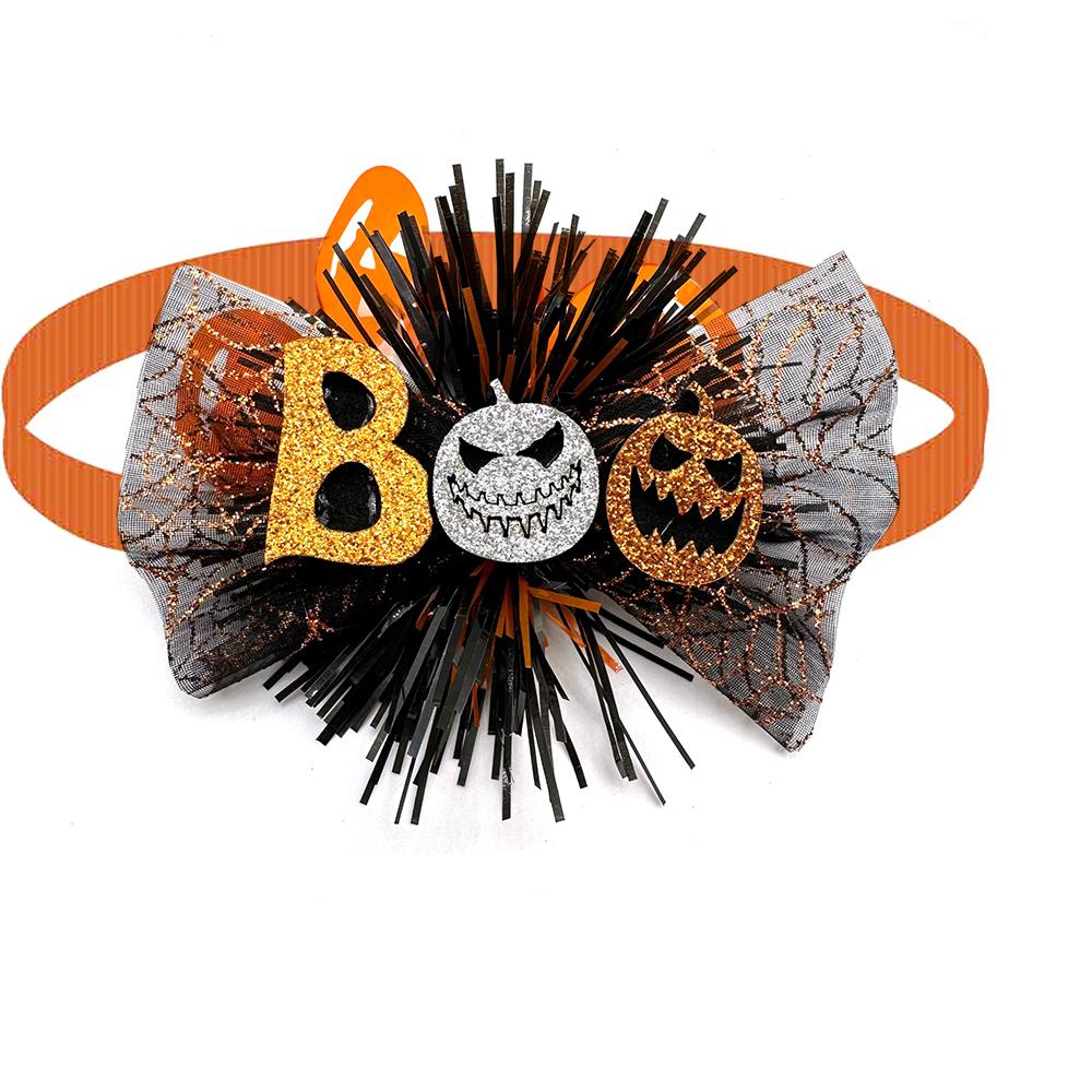 50/100pcs Halloween Pet Bowtie Small Dog Neckties Cat Puppy Halloween Party Decorations Bowties Adjustable Dog Collar Grooming