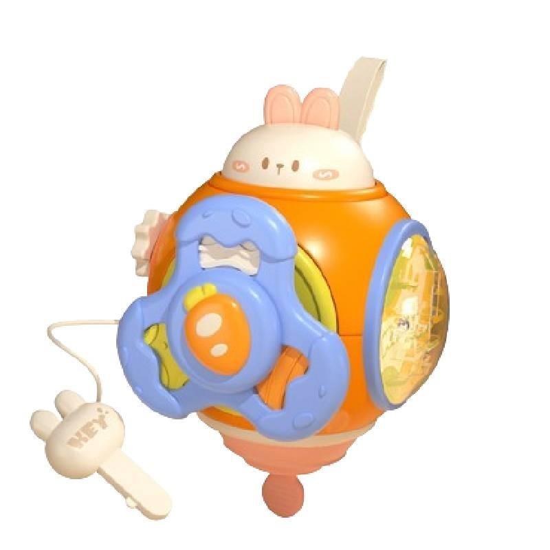 Educational Baby Grasping Ball Sensory Toy Six-sided Busy Cube For Early Learning