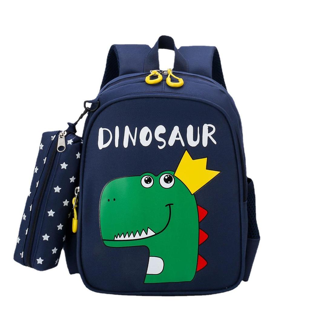 Kids' Cartoon Print Lightweight Backpack with Spine Protection - Ideal for Kindergarten To Elementary School