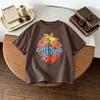 17 Age Childrens Clothes Short Sleeve Tops Tees Printed Fruit Fashion Baby Girls Tshirt Crewneck Casual Loose Simple Tshirts