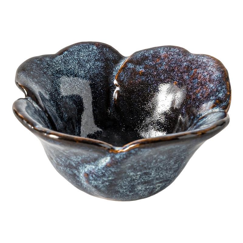 Embellish The Dining Table Japanese-Style Retro Ceramic Dipping Plates High-Value Taste Plates Tableware Plates Household Taste Plates Small Plates