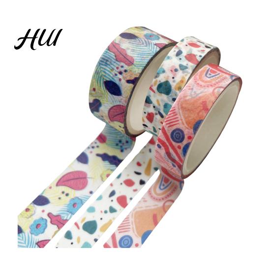 Versatile Craft Tape 3 Rolls Washi Set, Decorative Stickers, Aesthetic Tapes for Breathable Paper Scrapbooking Supplies, Journaling Junk Journal,