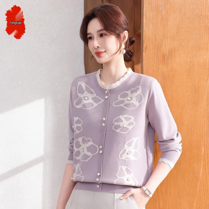 Women s Jacquard Knit Pullover Top 110