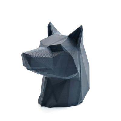 Protective 3D Printed Wolf Head Trailer Hitch Cover 50MM Anti Corrosion Design Easy Installation Accessory for Vehicle