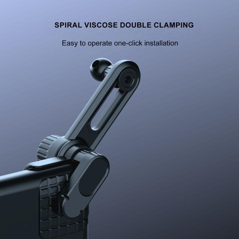 Front Mount Car Display Phone Holder Base with 17mm Interfaces Plastic Suitable for Universal Compatibilities & Extension