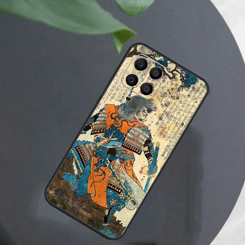 Japanese Samurai Art For Honor Magic 7 Lite 6 5 8 Pro Case For Honor 200 400 70 90 X8c X8b X9a X9b X9c X9d Win RT