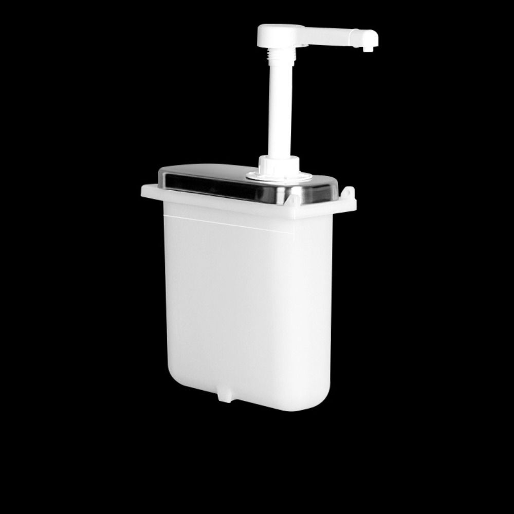 Stainless Steel Syrup Fructose Squeeze Bottle 1/2/3 Head Condiment Squeeze Pump  for Jam Ketchup