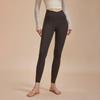 Womens High-Waisted Seamless Yoga Leggings With Built-in Brief 79% Nylon Stretch Fitness Pants Gym Running Cycling