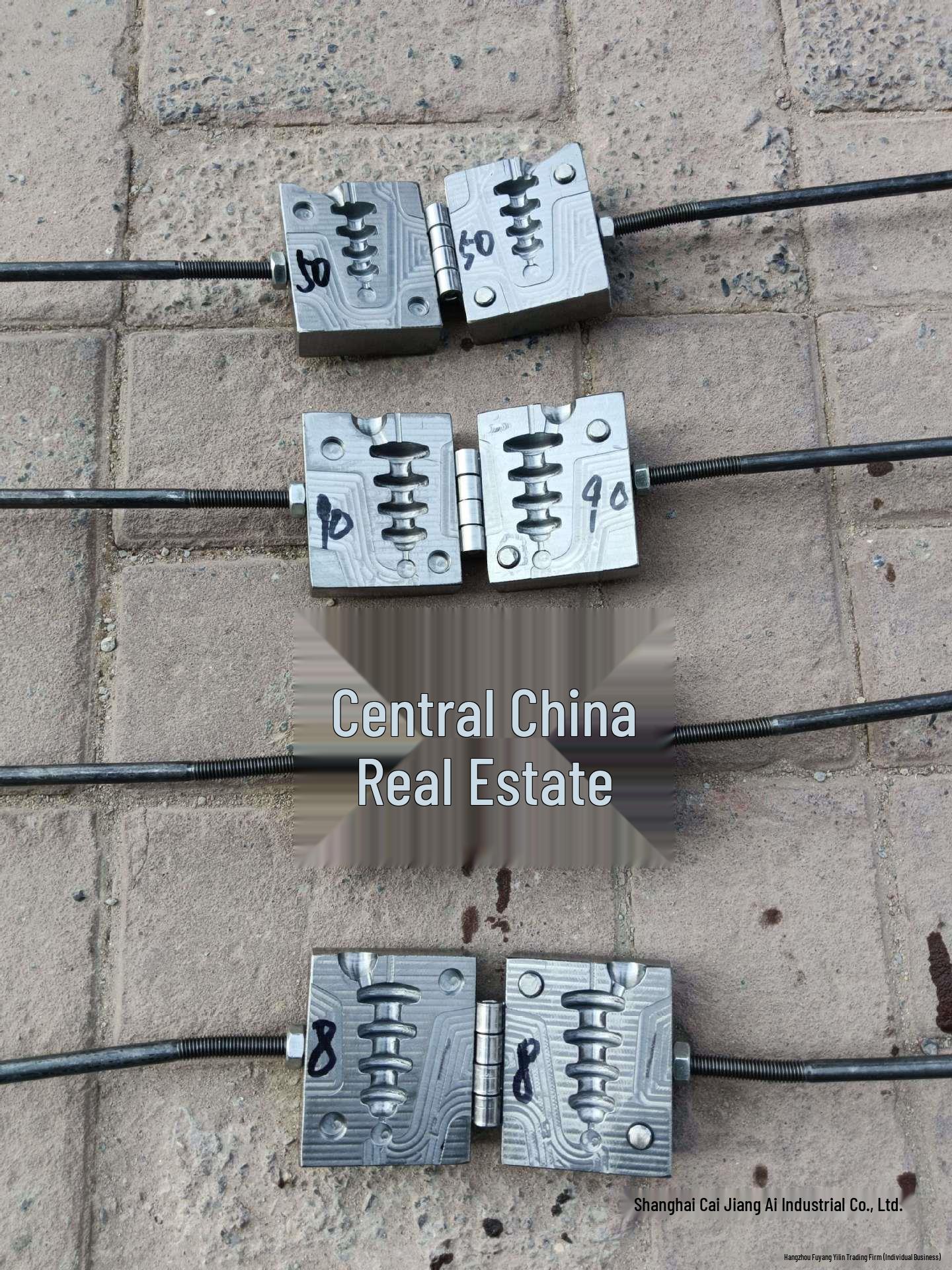 Форма для рыболовных грузил - Башенная форма с сквозным отверстием 100g Double