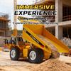 Desktop Remote Control Dump Truck Hg4 Mini Rtr Alloy Rc Mining Cars Electric Construction Vehicles Model Gift For Boys 1/64 431 Kid Friendly
