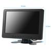 7-Zoll-HD-Monitor 1024x600 16:9   LCD-Monitorhalterung BNC AV Videoeingang für Heim-Auto-Überwachung